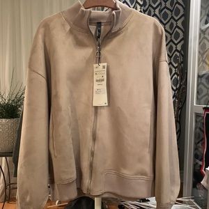 🍁3/20$🍁Zara suede bomber